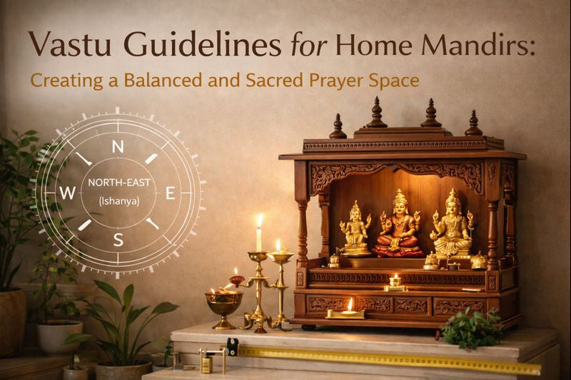Vastu Guidelines for Home Mandirs: Creating a Balanced and Sacred Prayer Space