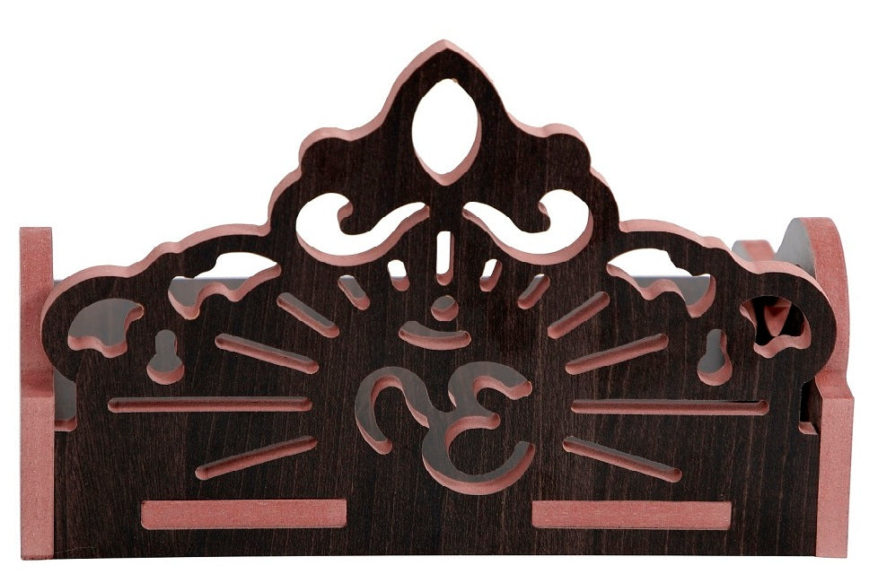 Samriddhi Wooden Mandir for Home – Minimal Pooja Temple with OM Design