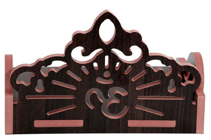 Samriddhi Wooden Mandir for Home – Minimal Pooja Temple with OM Design